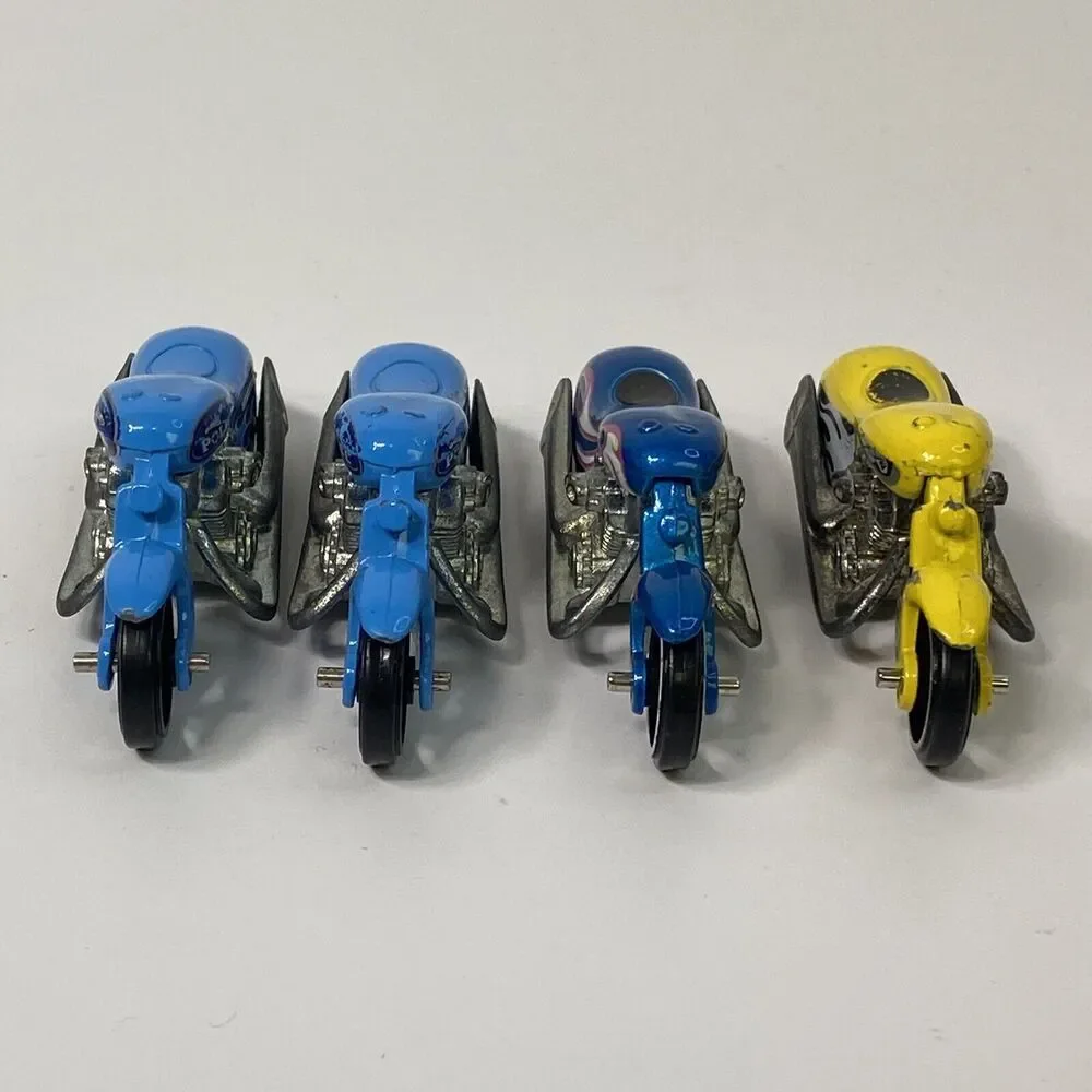 Hot Wheels Motorcycle Scooter Lot 7 Dodge Tomahawk Street Stealth Police